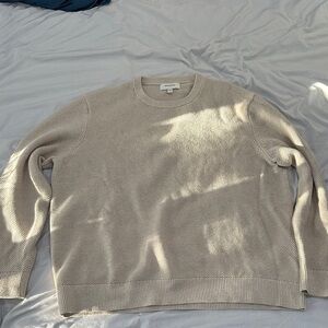 Banana Republic Men's Beige Crewneck Sweater